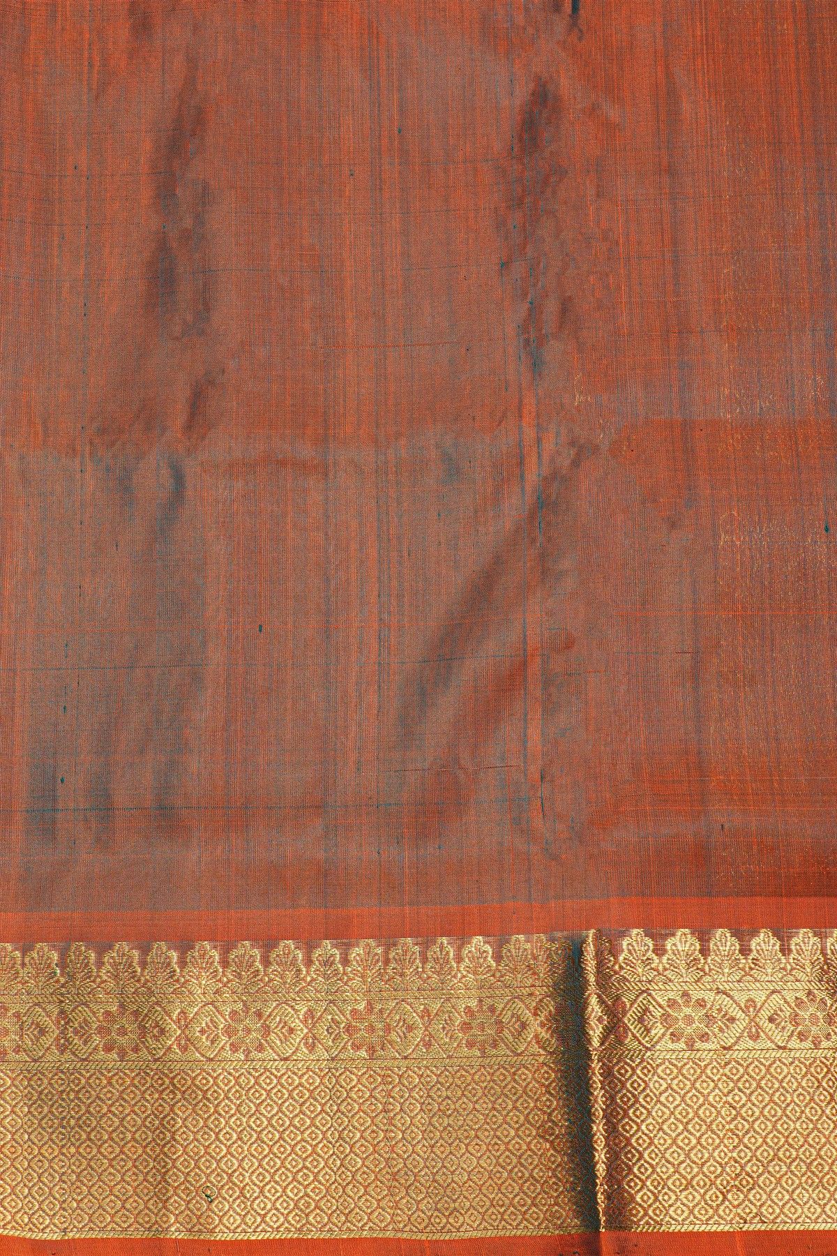 Venkatagiri Silk Teal Blue Saree