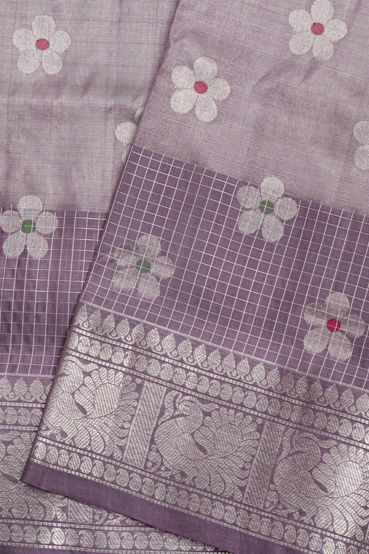 Venkatagiri Silk Dual Colour Saree