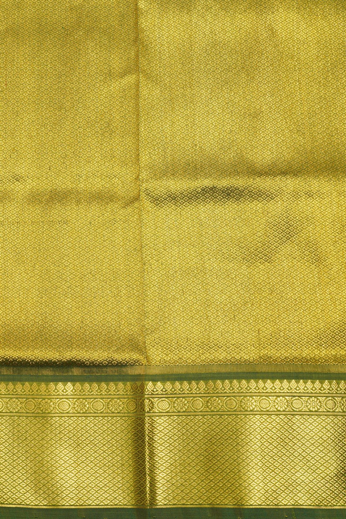 Venkatagiri Silk Mehendi Green Saree