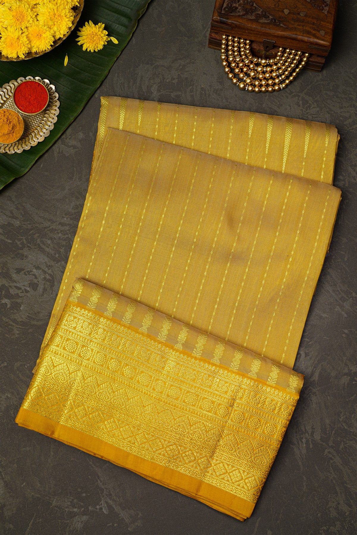 Venkatagiri Silk Dual Colour Saree