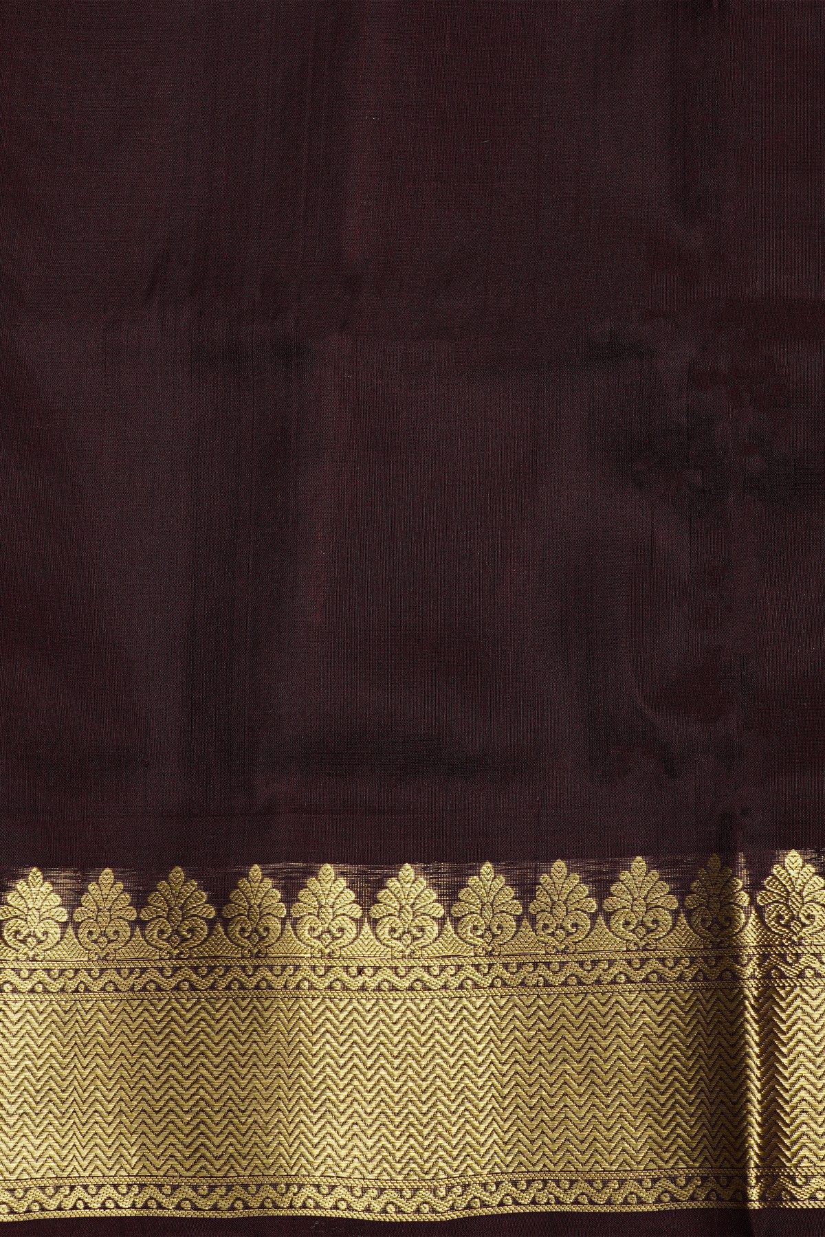 Venkatagiri Silk Rust Saree