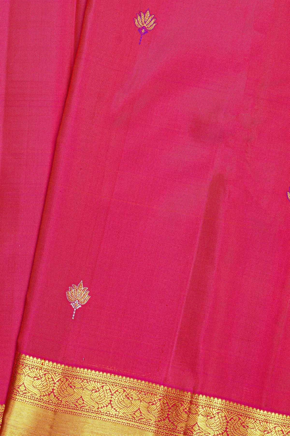 Kancheepuram Silk Pink Saree