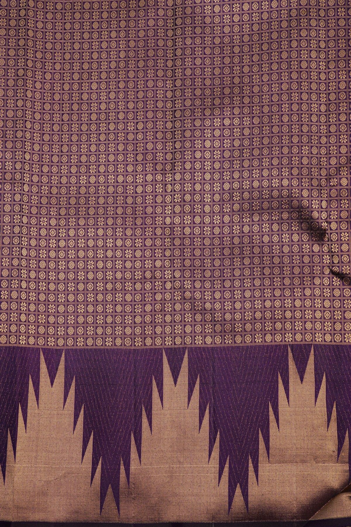 Kancheepuram Silk Navy Blue Saree