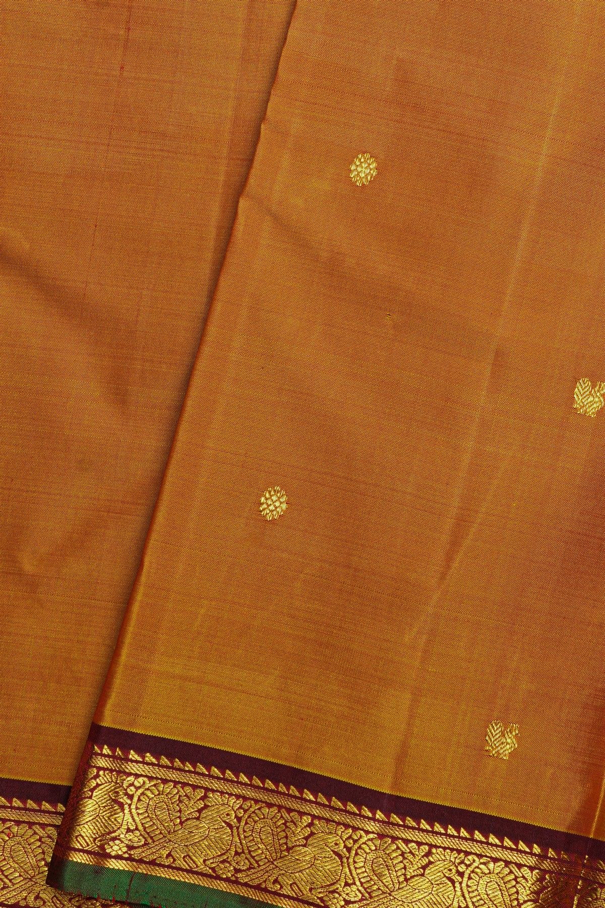Kancheepuram Silk Dual Colour Saree
