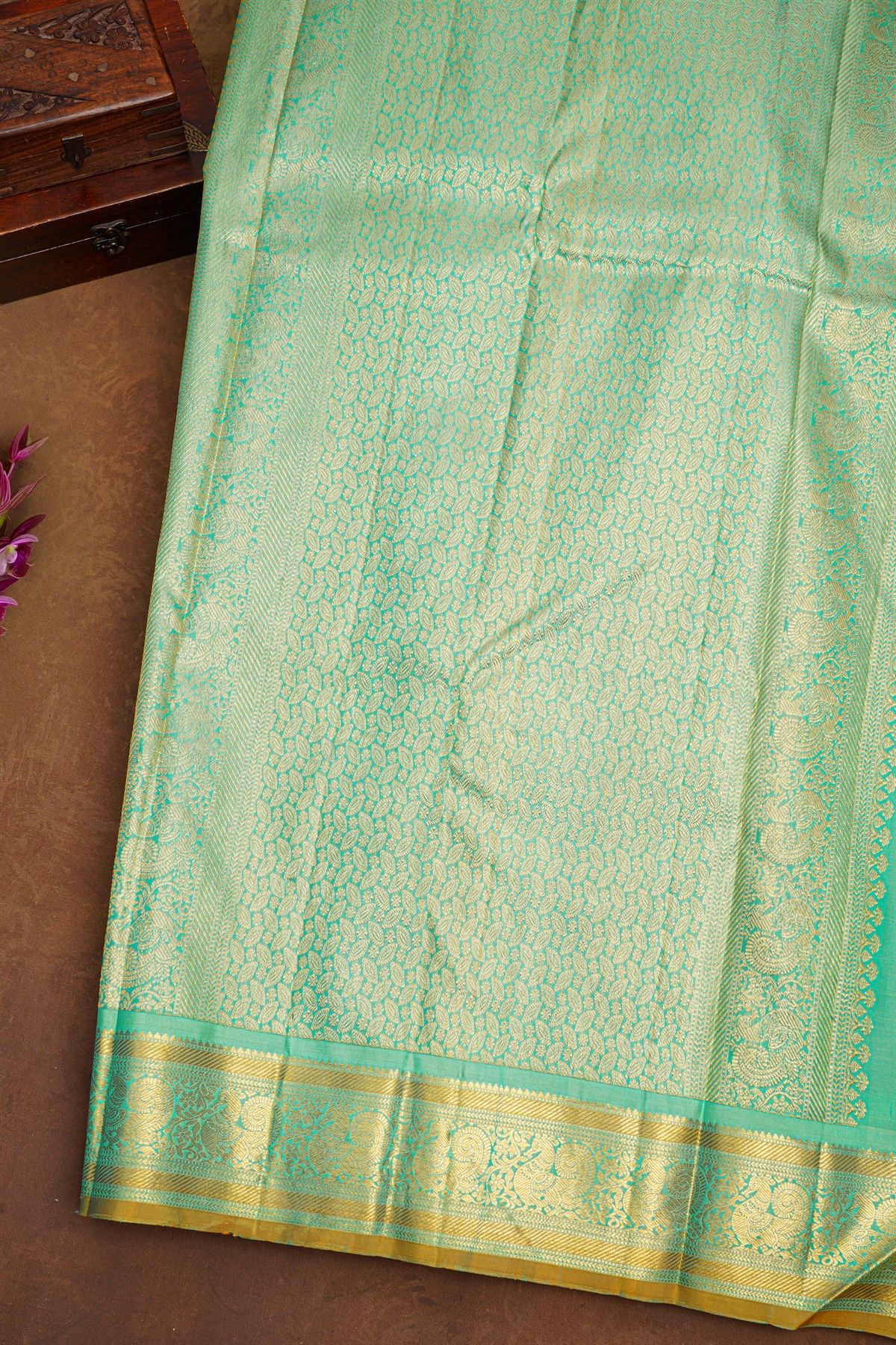 Kancheepuram Silk Black Saree