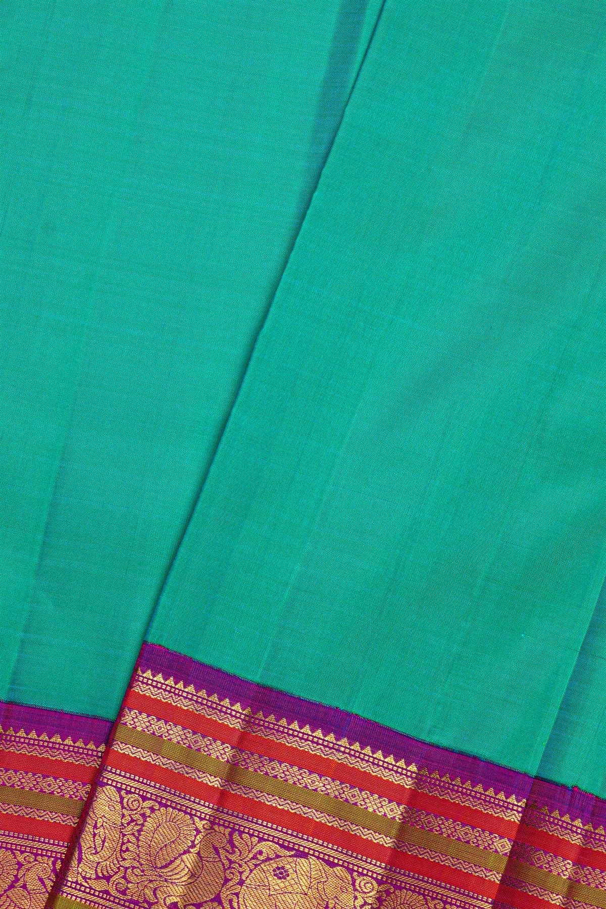Kancheepuram Silk Dual Colour Saree