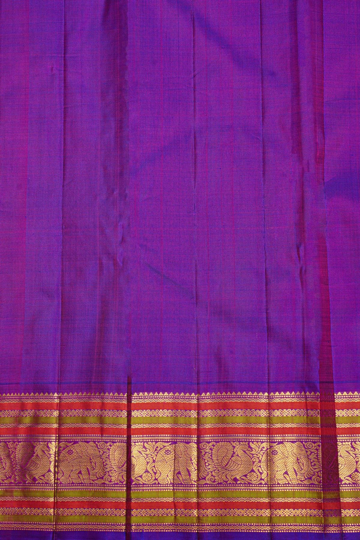 Kancheepuram Silk Dual Colour Saree
