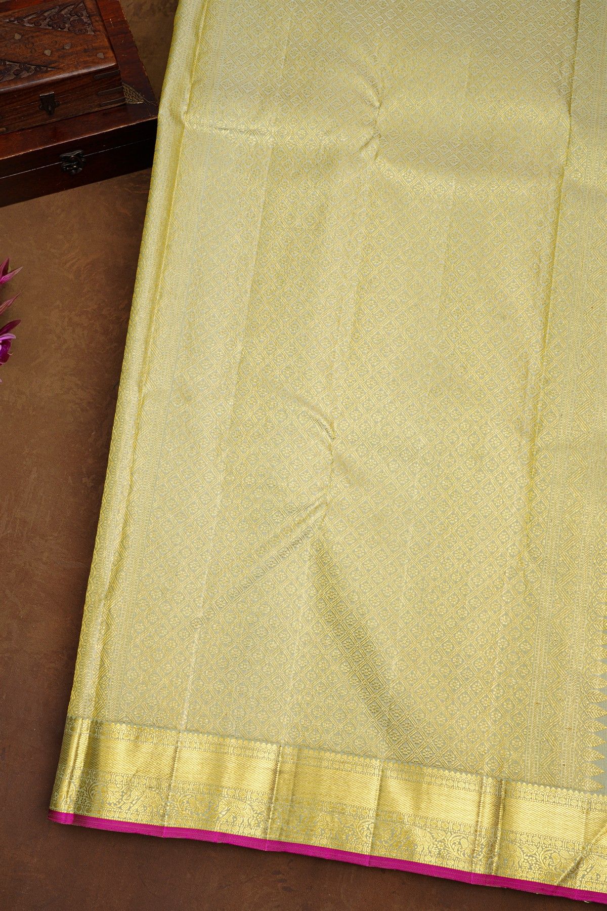 Kancheepuram Silk Pale Green Saree