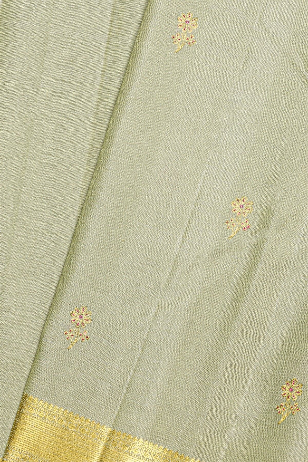 Kancheepuram Silk Pale Green Saree