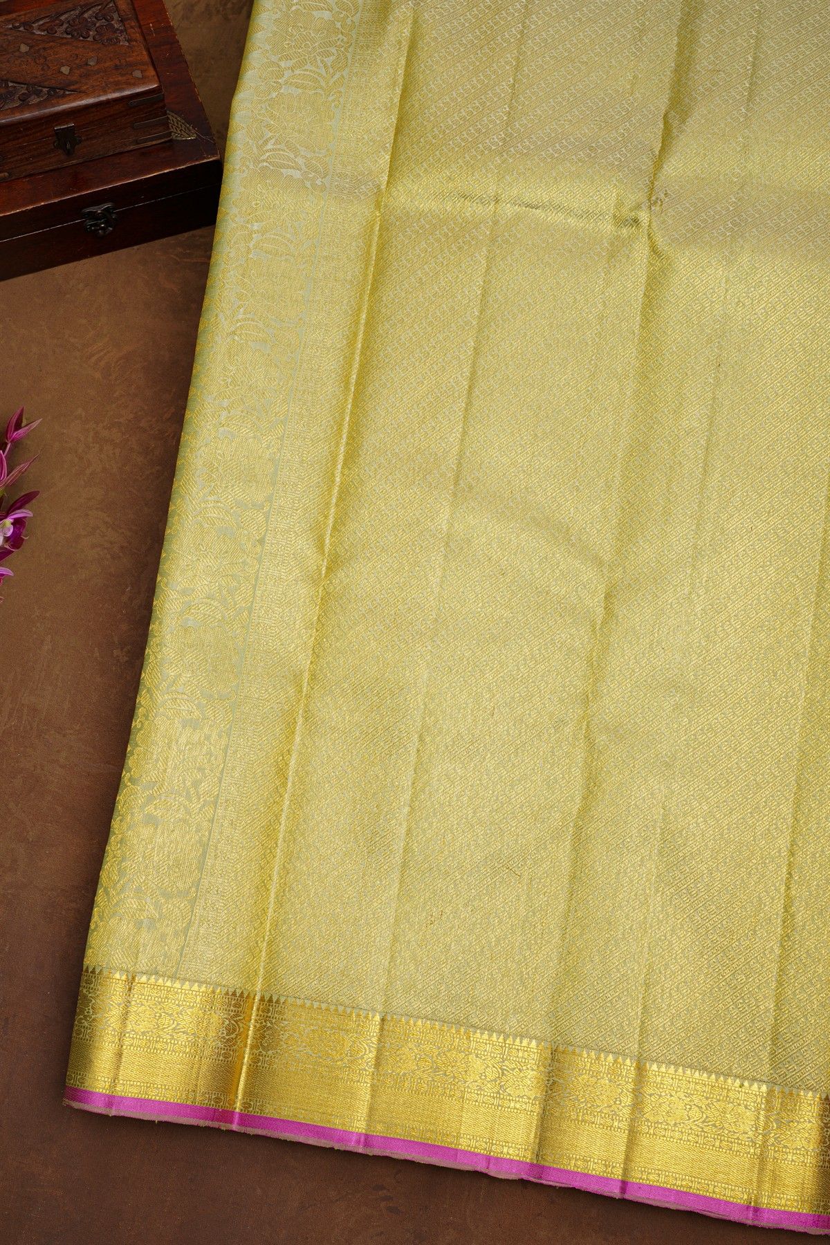 Kancheepuram Silk Pale Green Saree