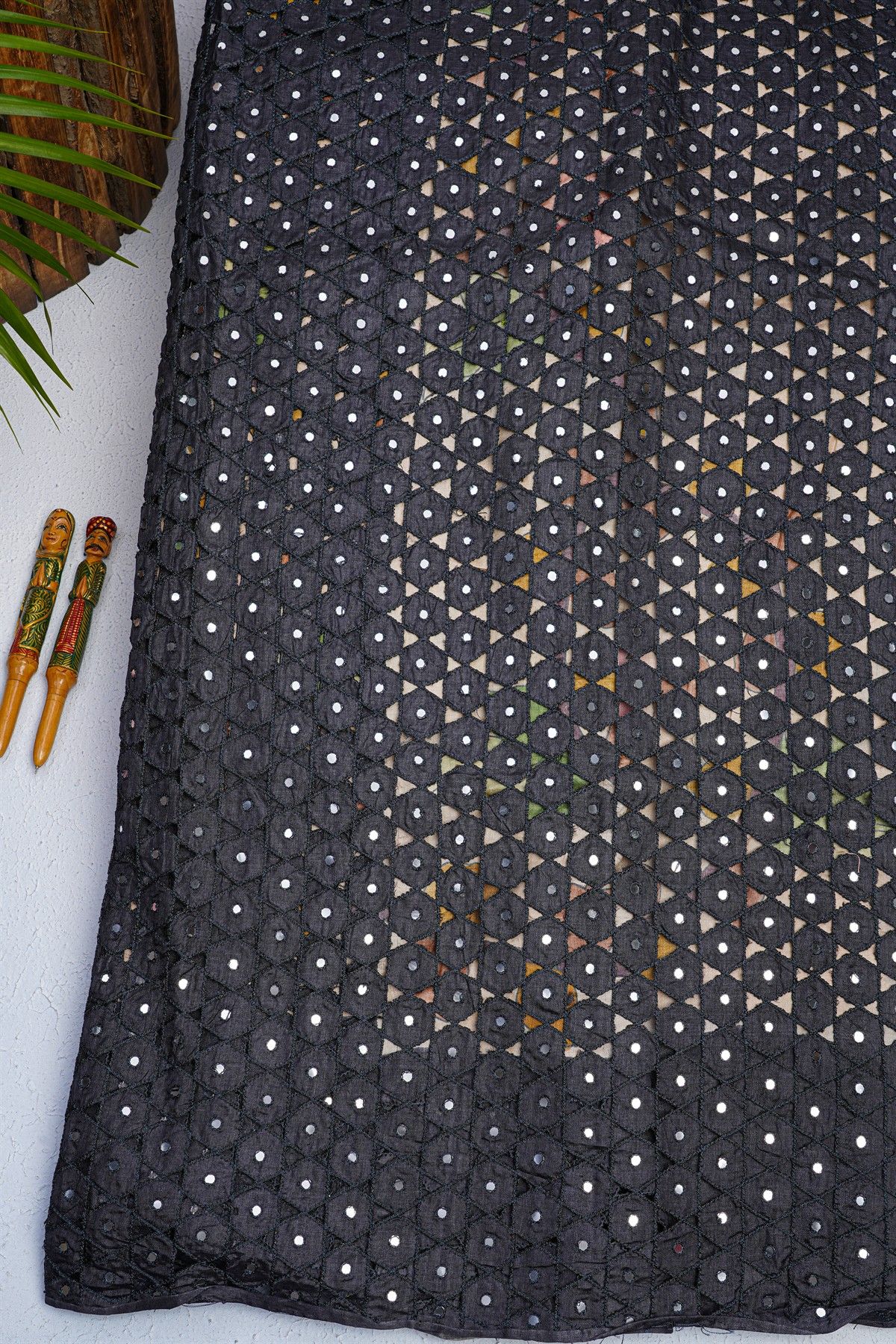 Designer Tussar Cream Saree