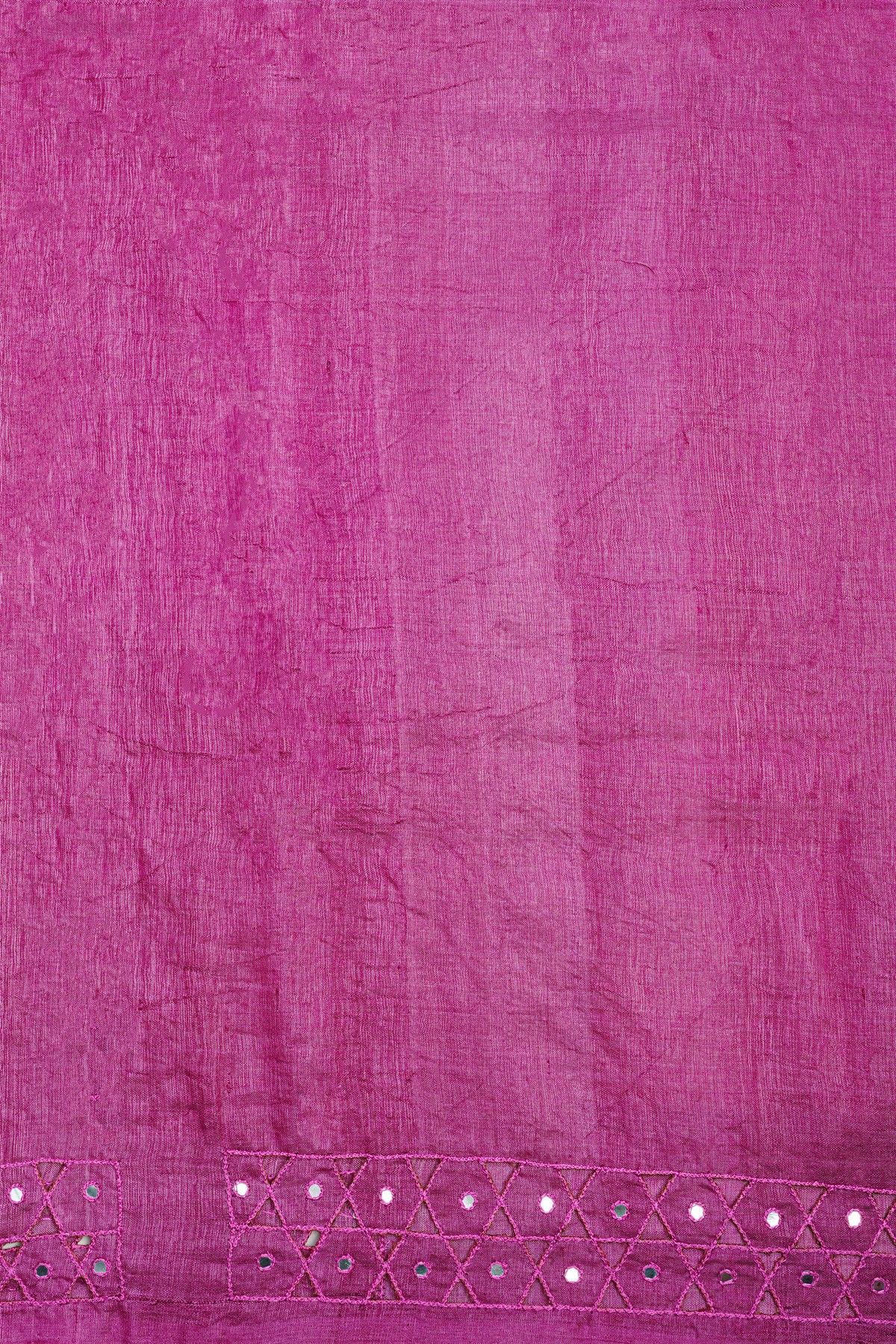 Fancy Tussar Yellow Saree