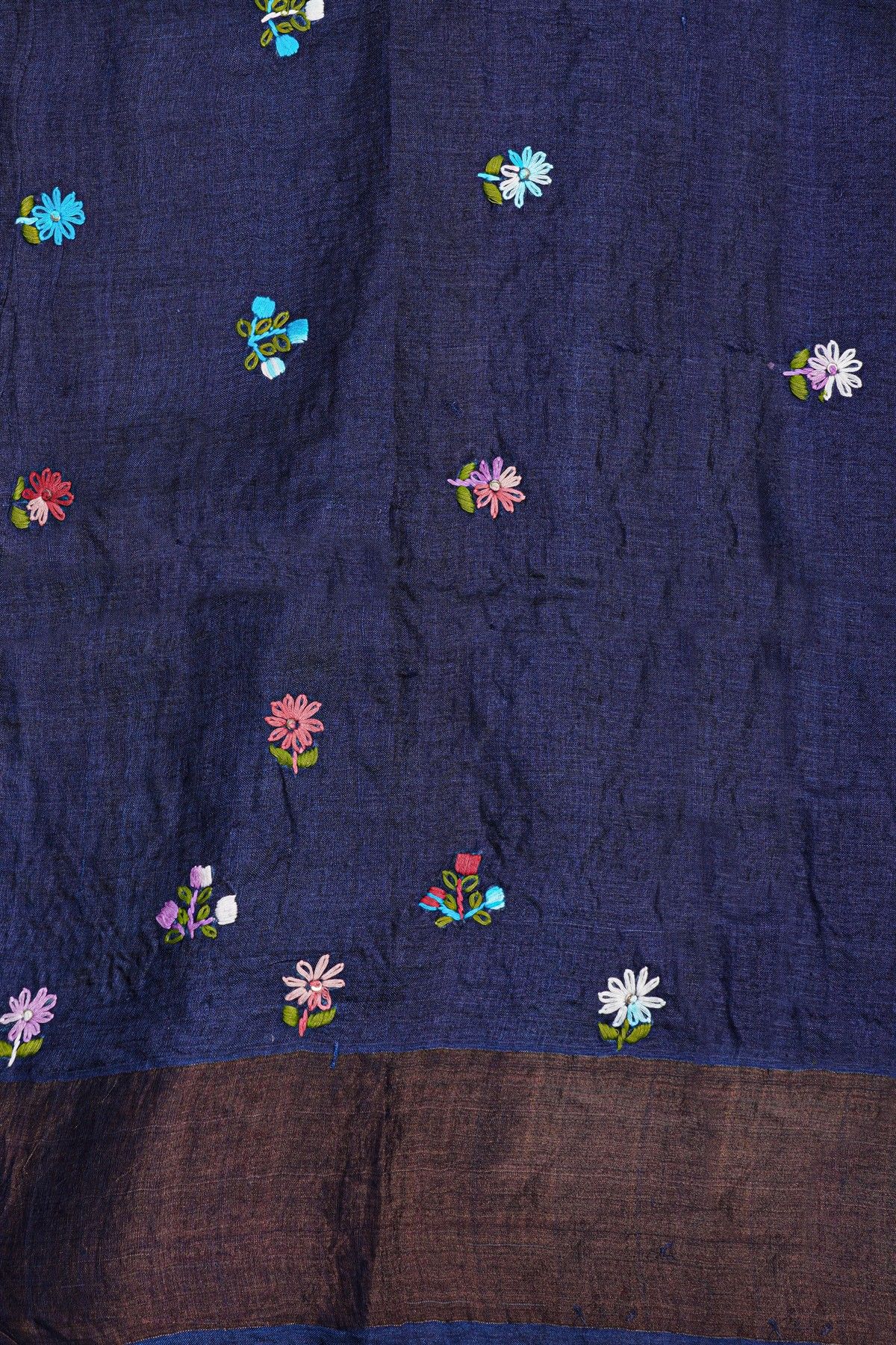 Fancy Tussar Multi-Colour  Saree