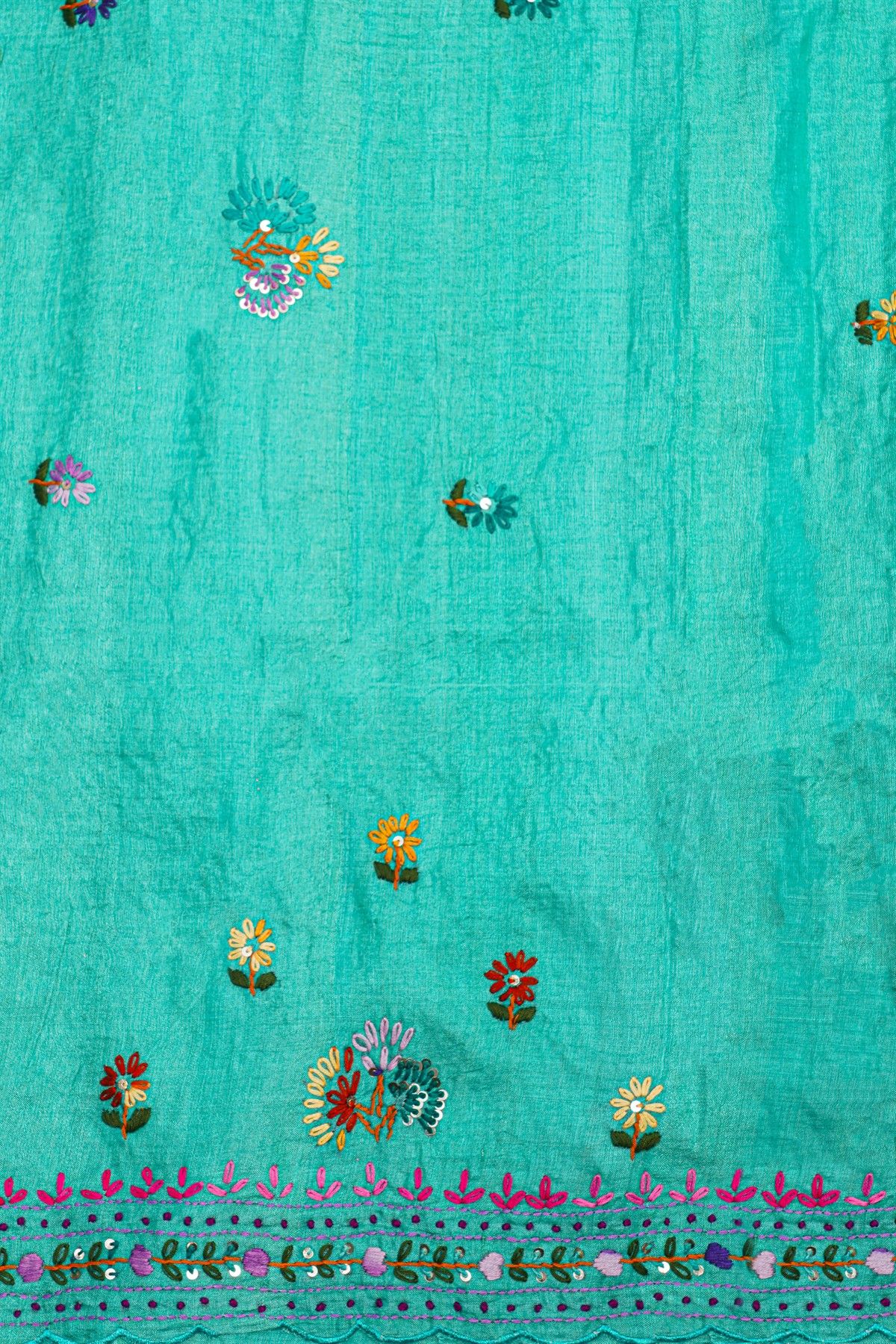 Fancy Tussar Sea Green Saree