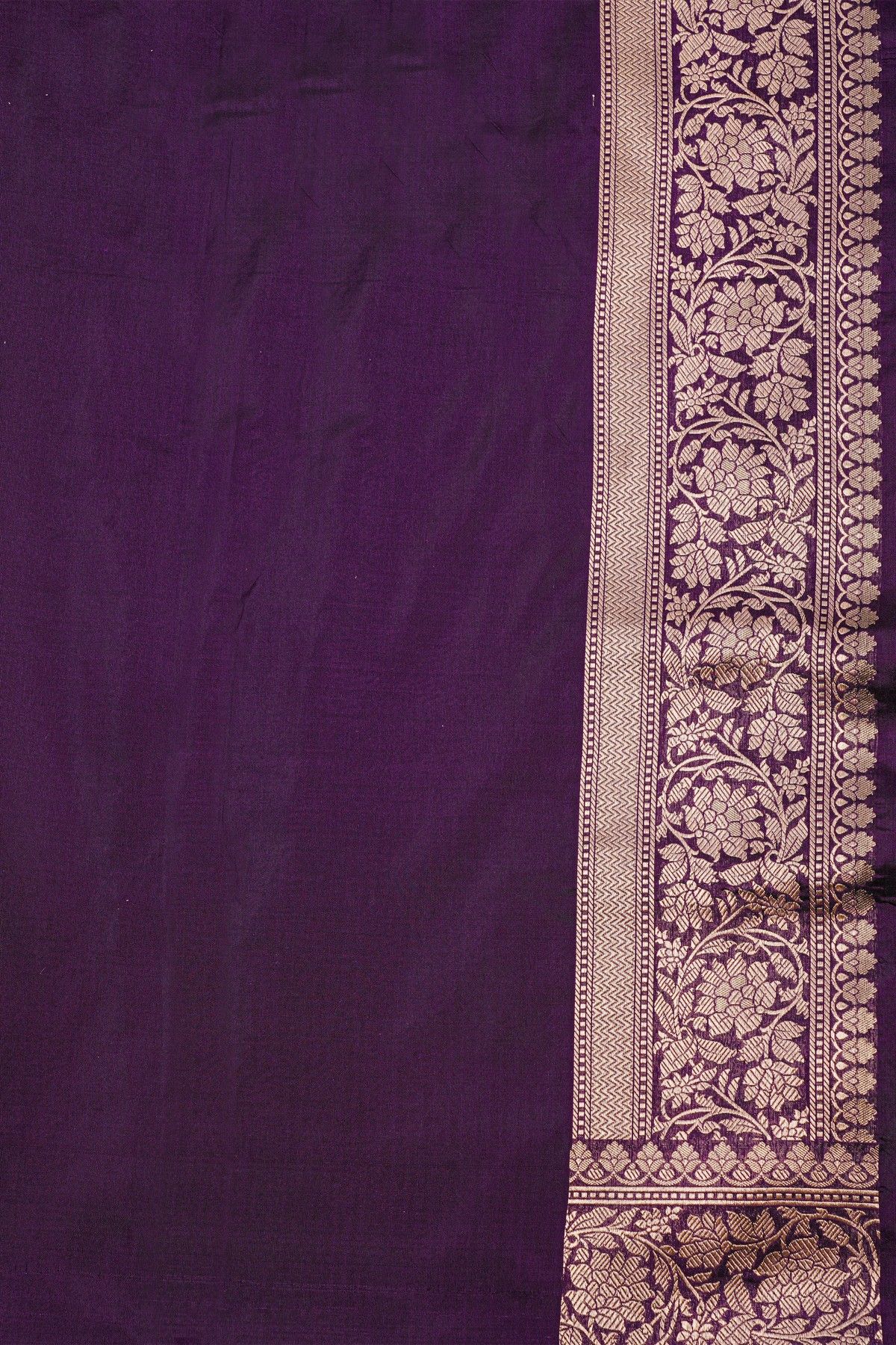 Banarasi Silk Violet Saree