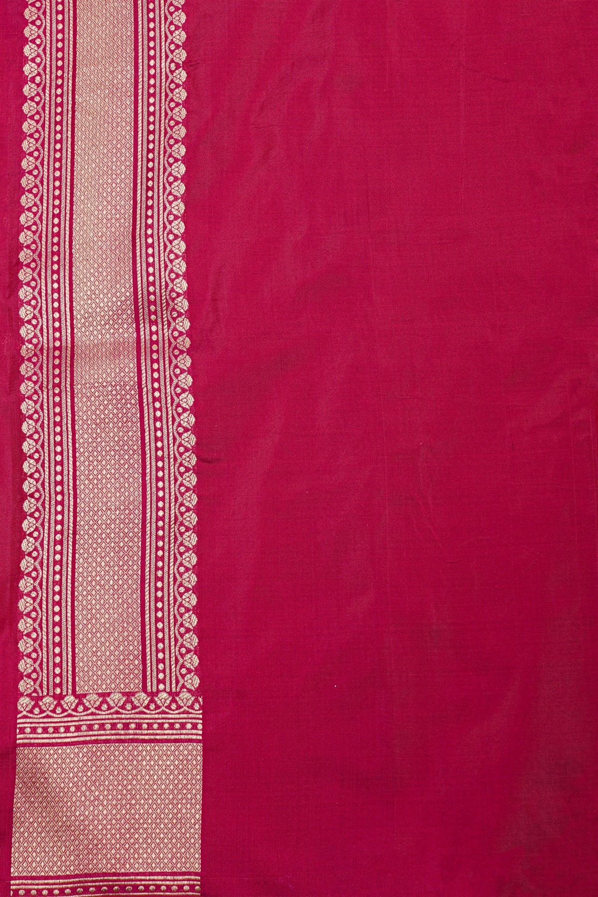 Banarasi Silk Magenta Saree
