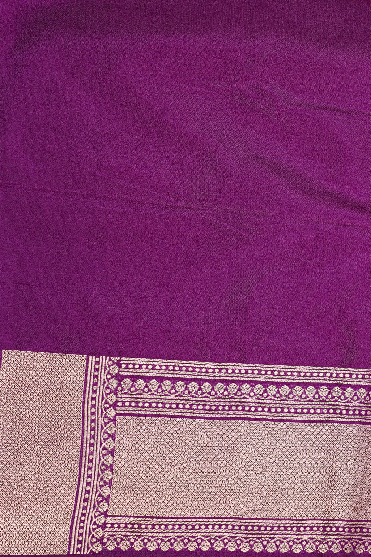 Banarasi Silk Purple Saree