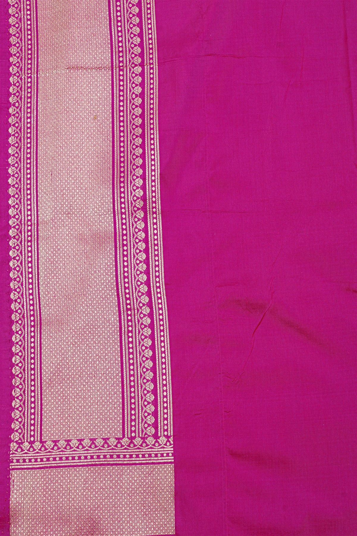 Banarasi Silk Magenta Saree