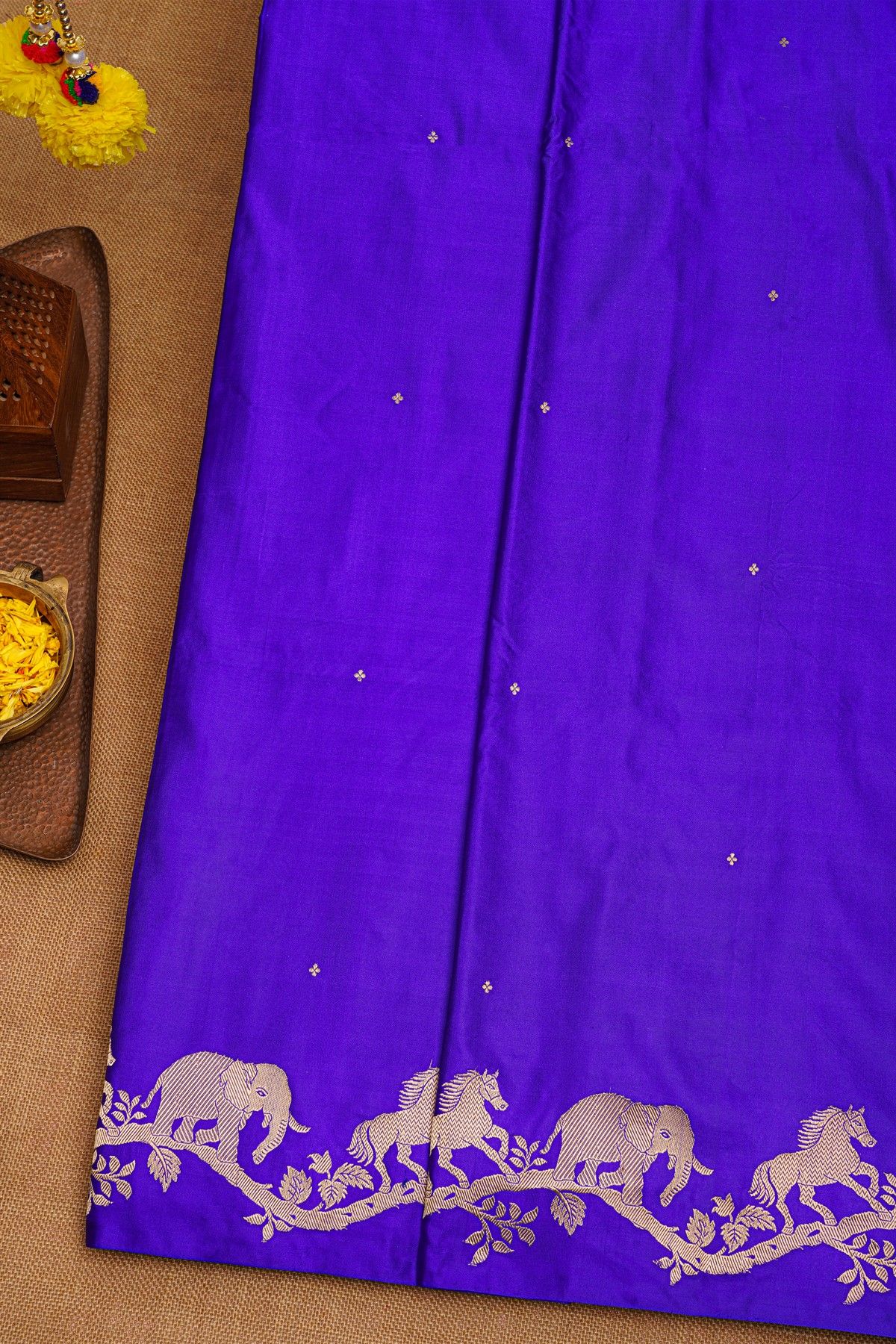 Banarasi Silk Blue Saree