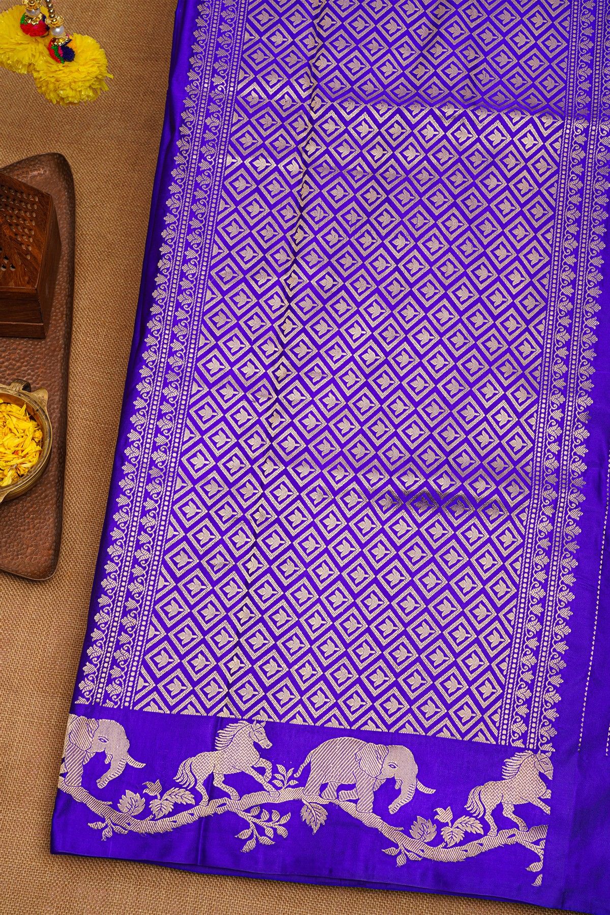 Banarasi Silk Blue Saree