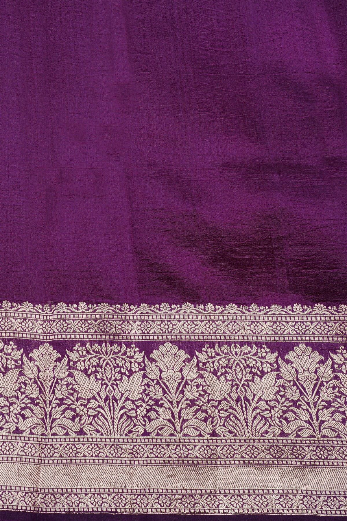 Designer Matka Silk Peach Saree