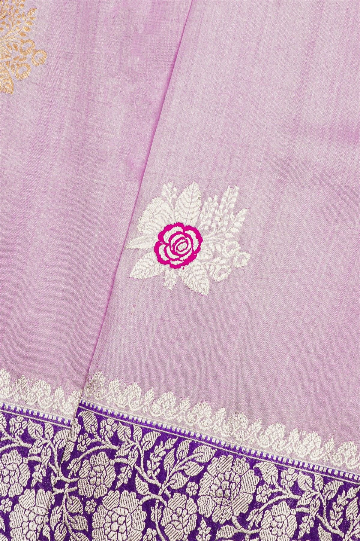Fancy Matka Silk Lavender Saree