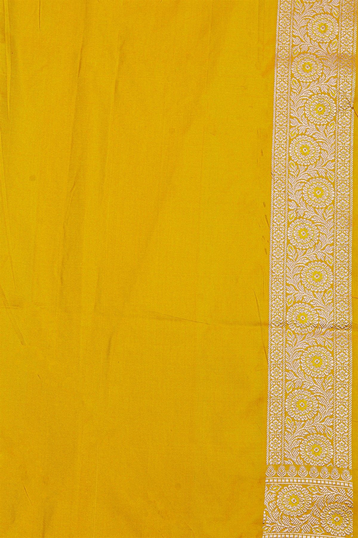 Banarasi Silk Yellow Saree