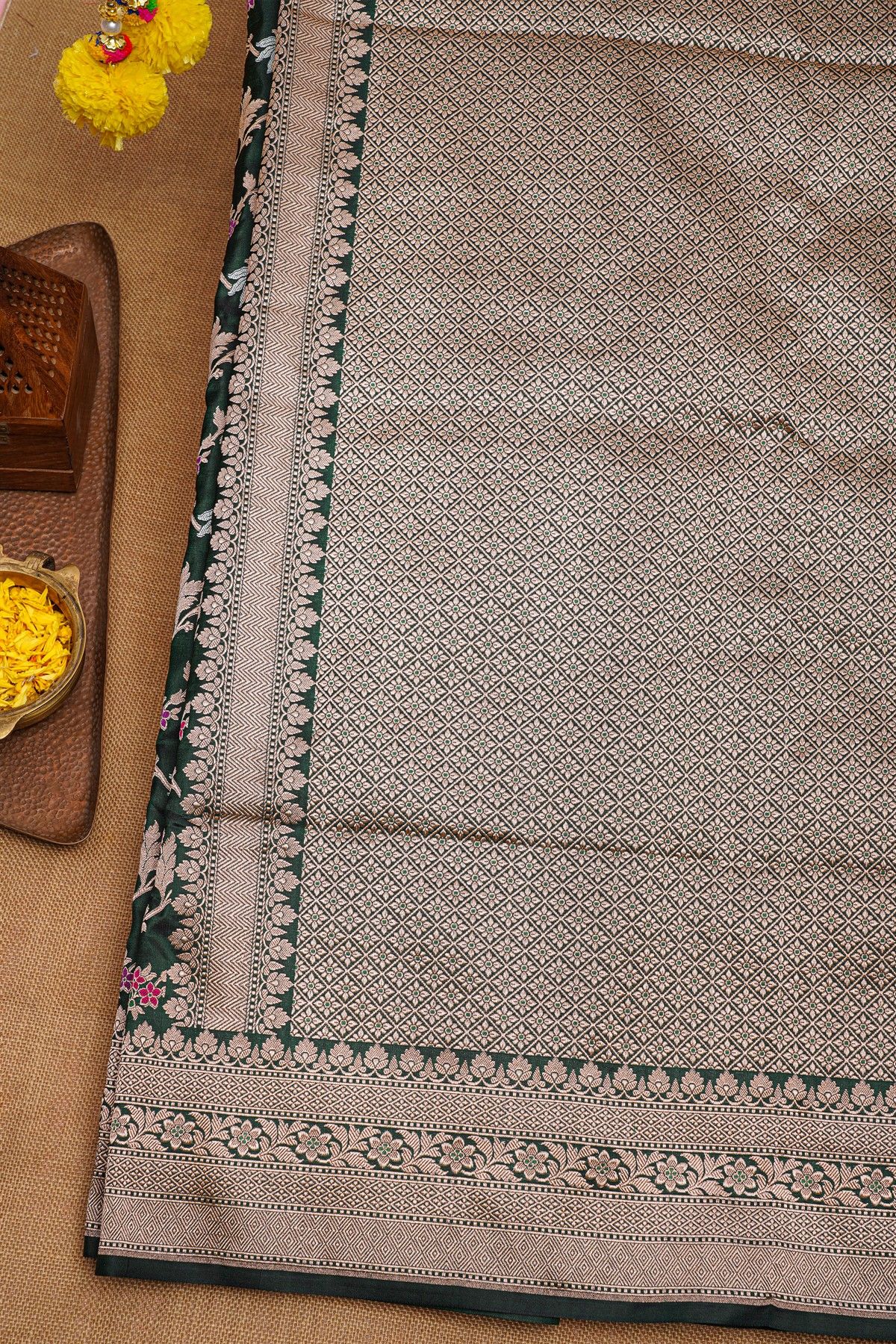 Banarasi Silk Green Saree