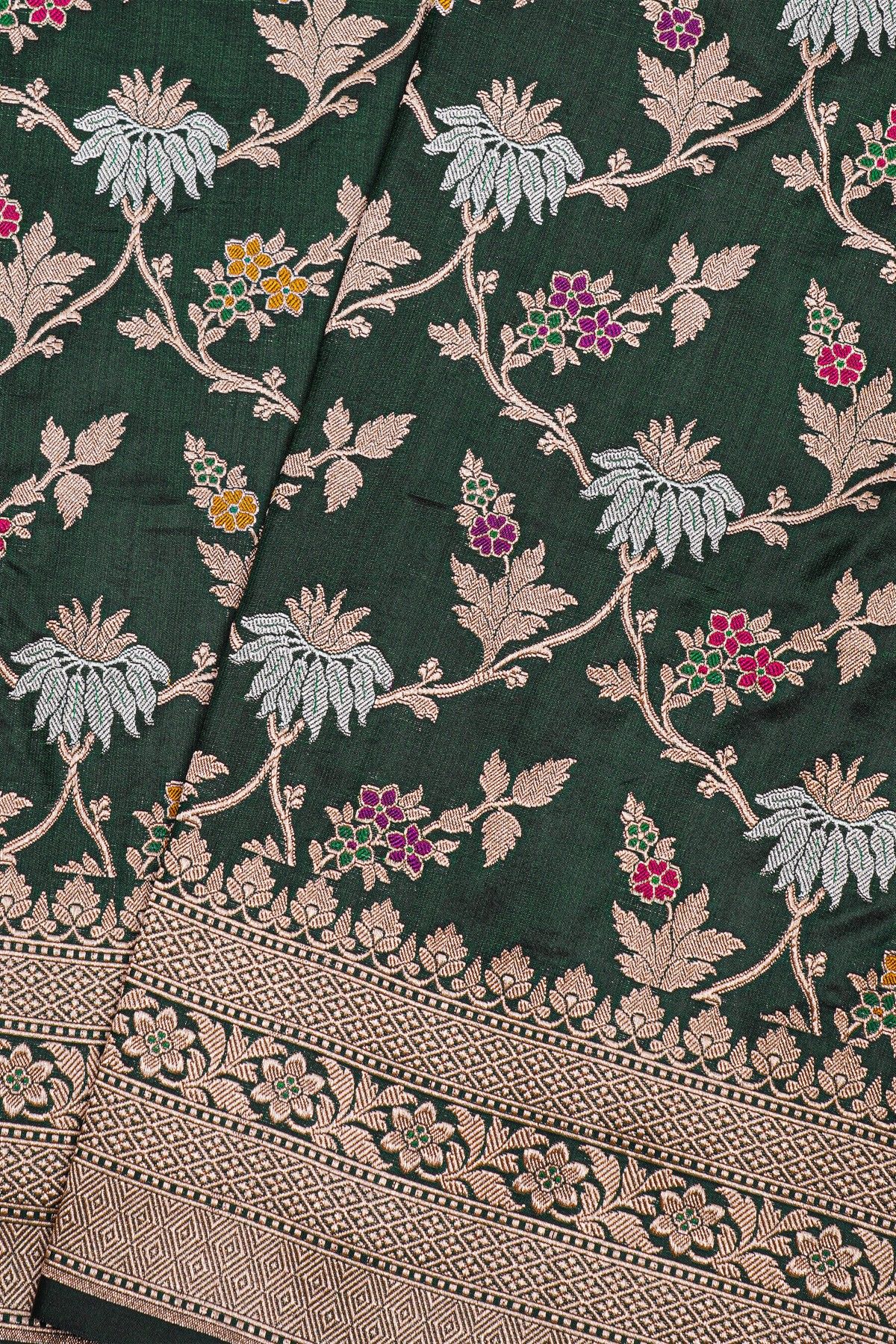 Banarasi Silk Green Saree