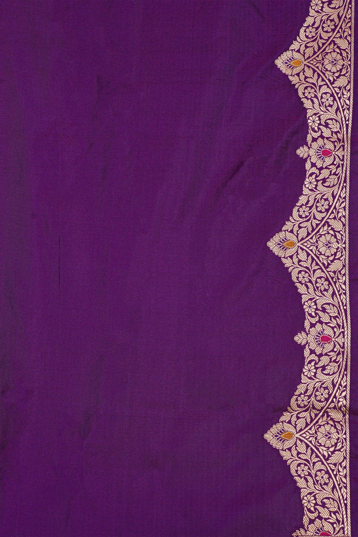 Banarasi Silk purple Saree