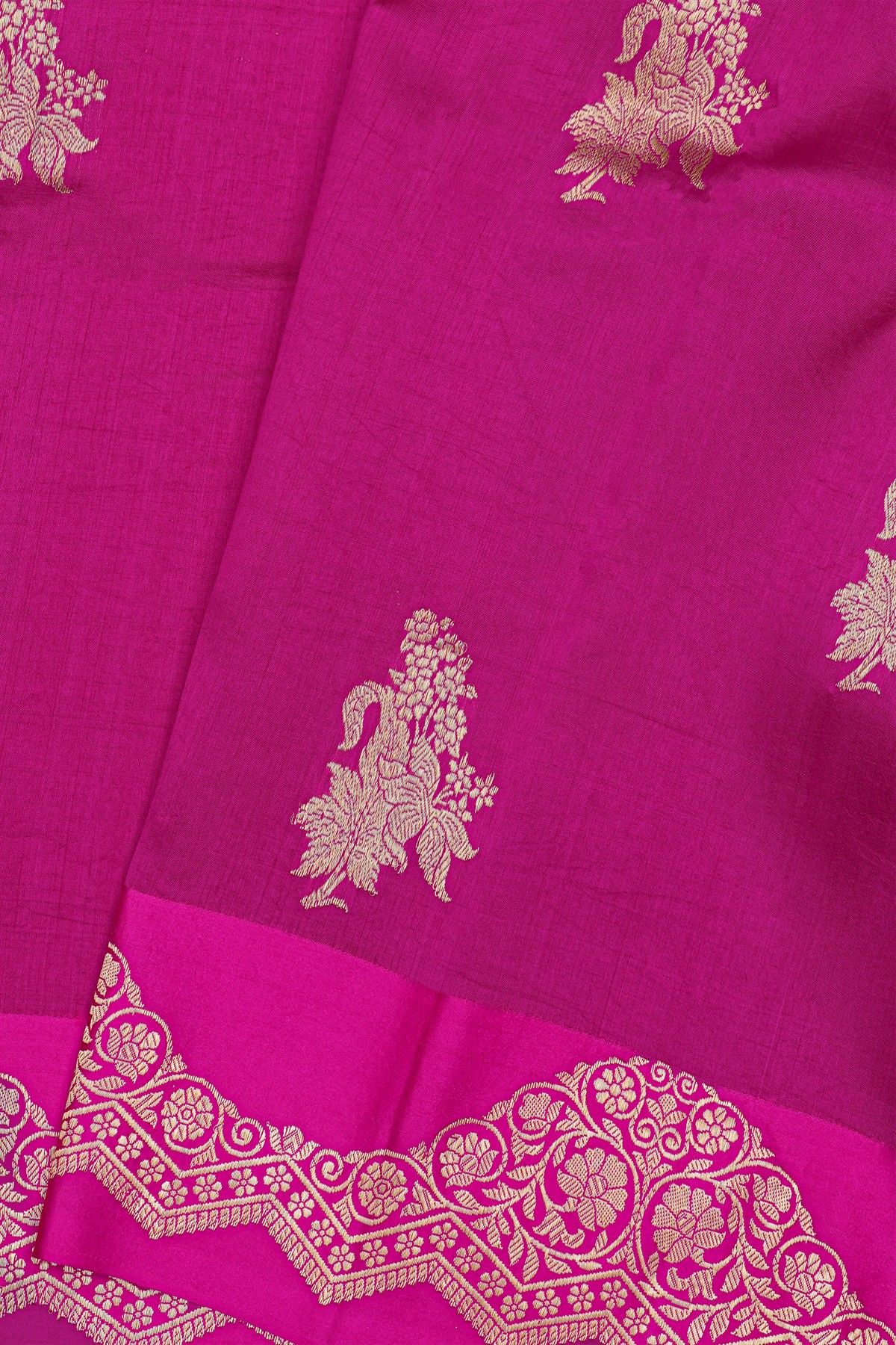 Fancy Matka Silk Magenta Saree