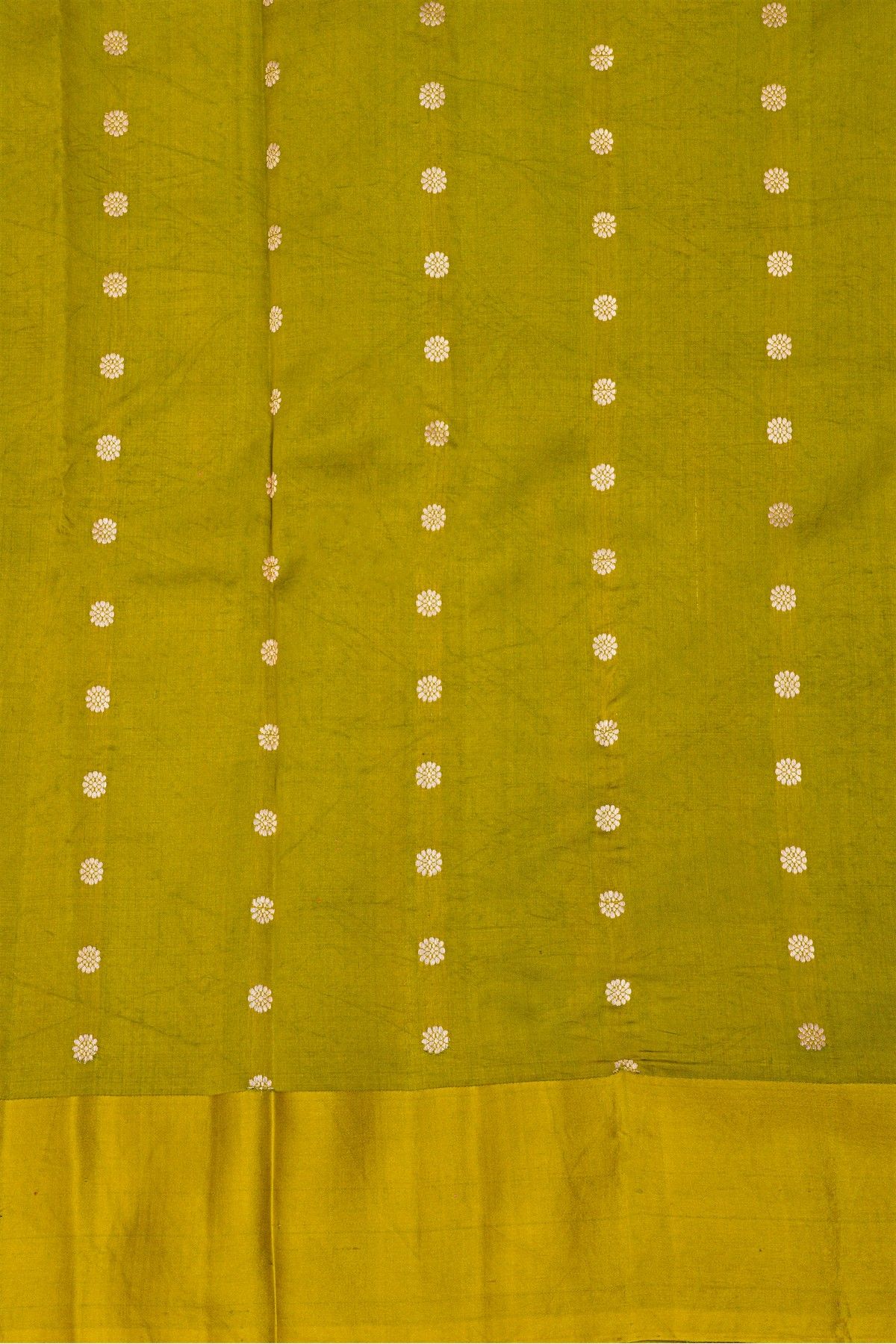 Matka Silk Mehendi Green Festive Saree