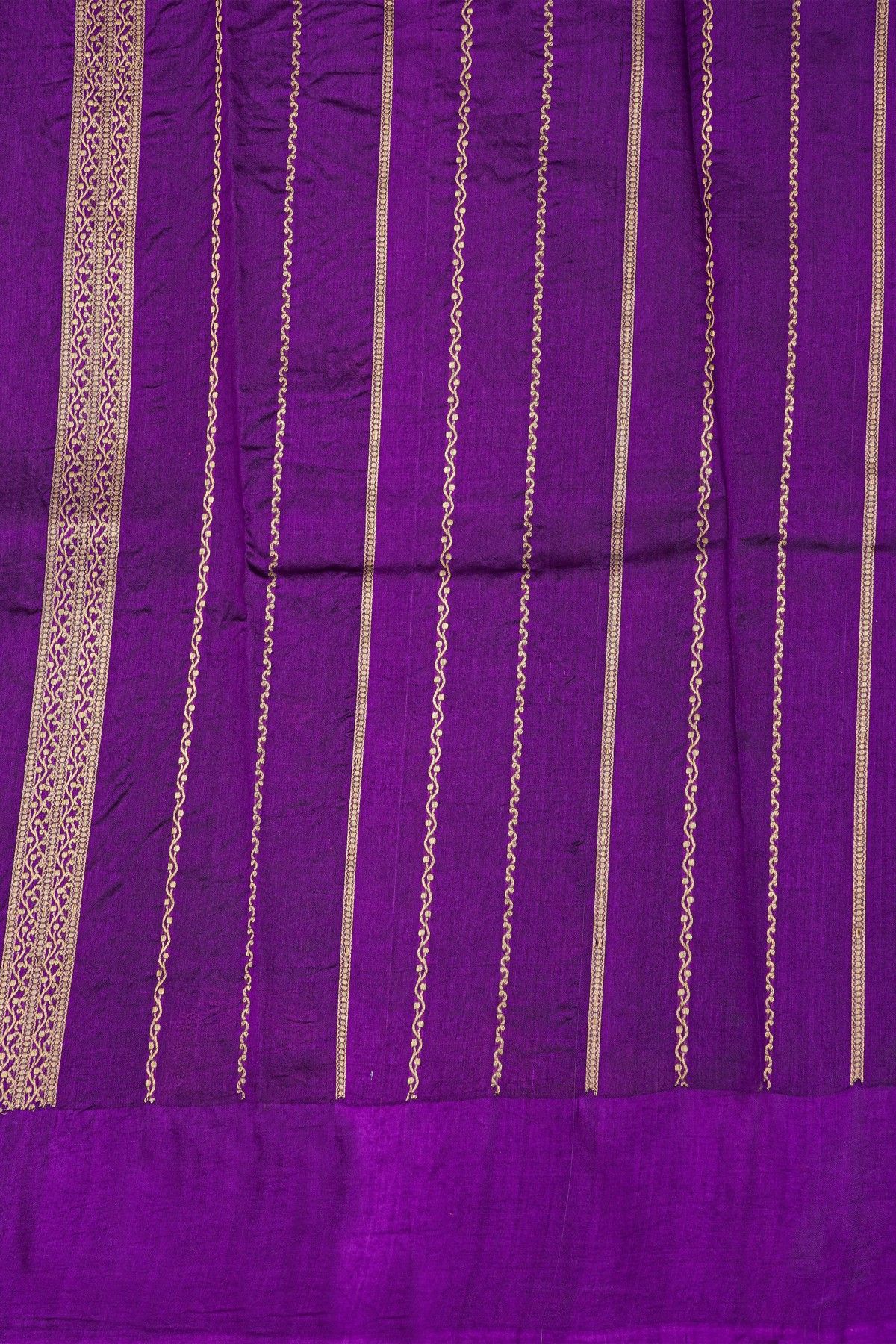 Matka Silk Violet  Saree