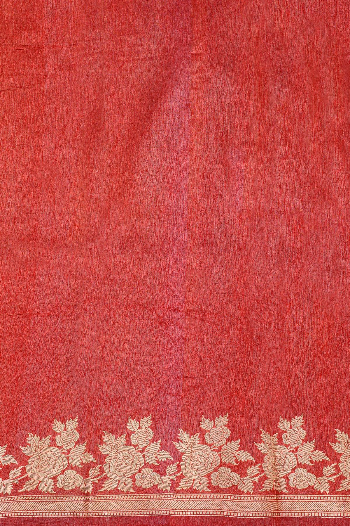 Fancy Silk Red Saree