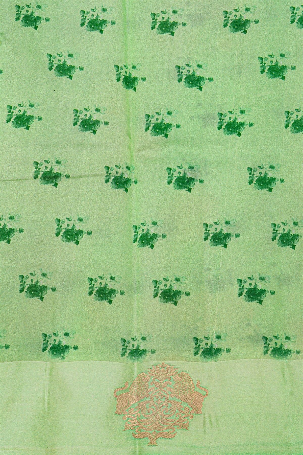 Matka Silk Sea Green  Saree