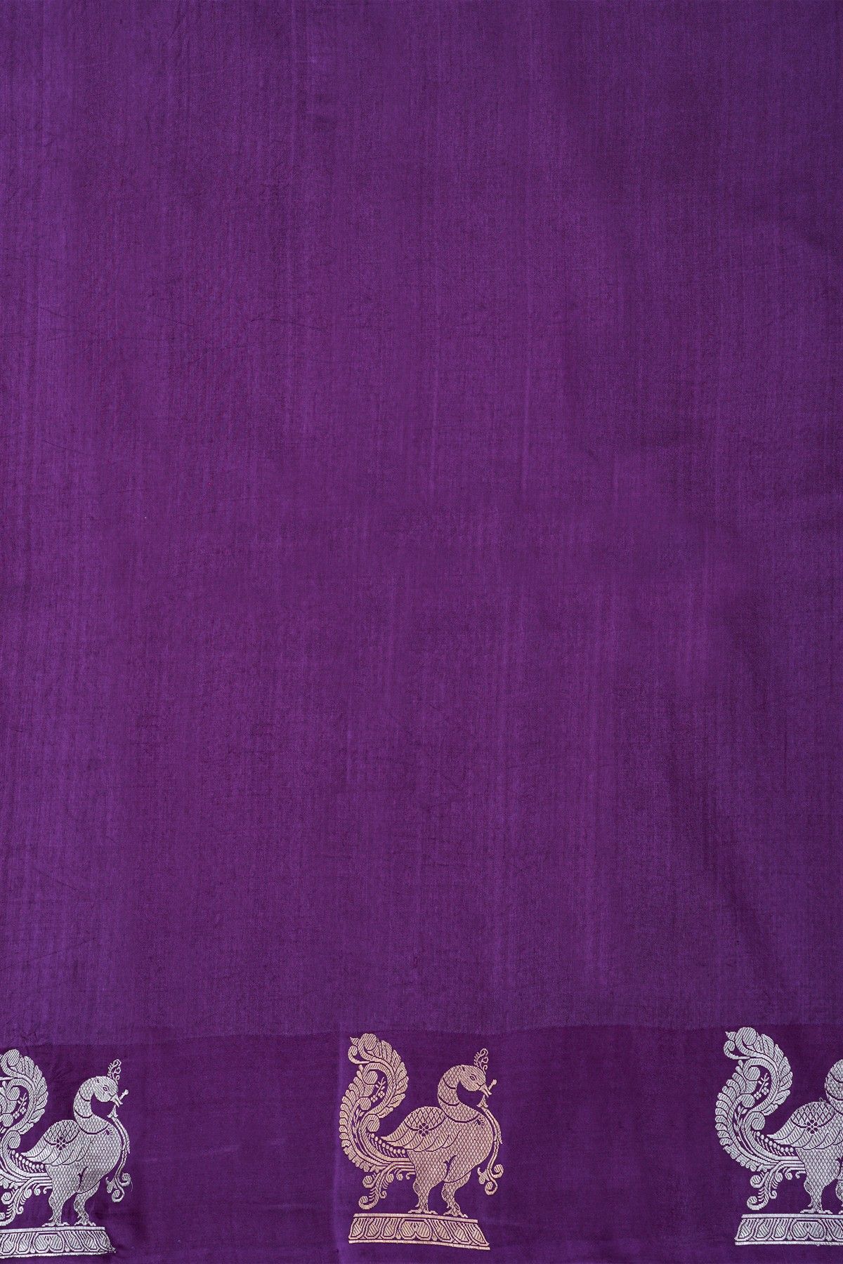 Matka Silk Violet  Saree