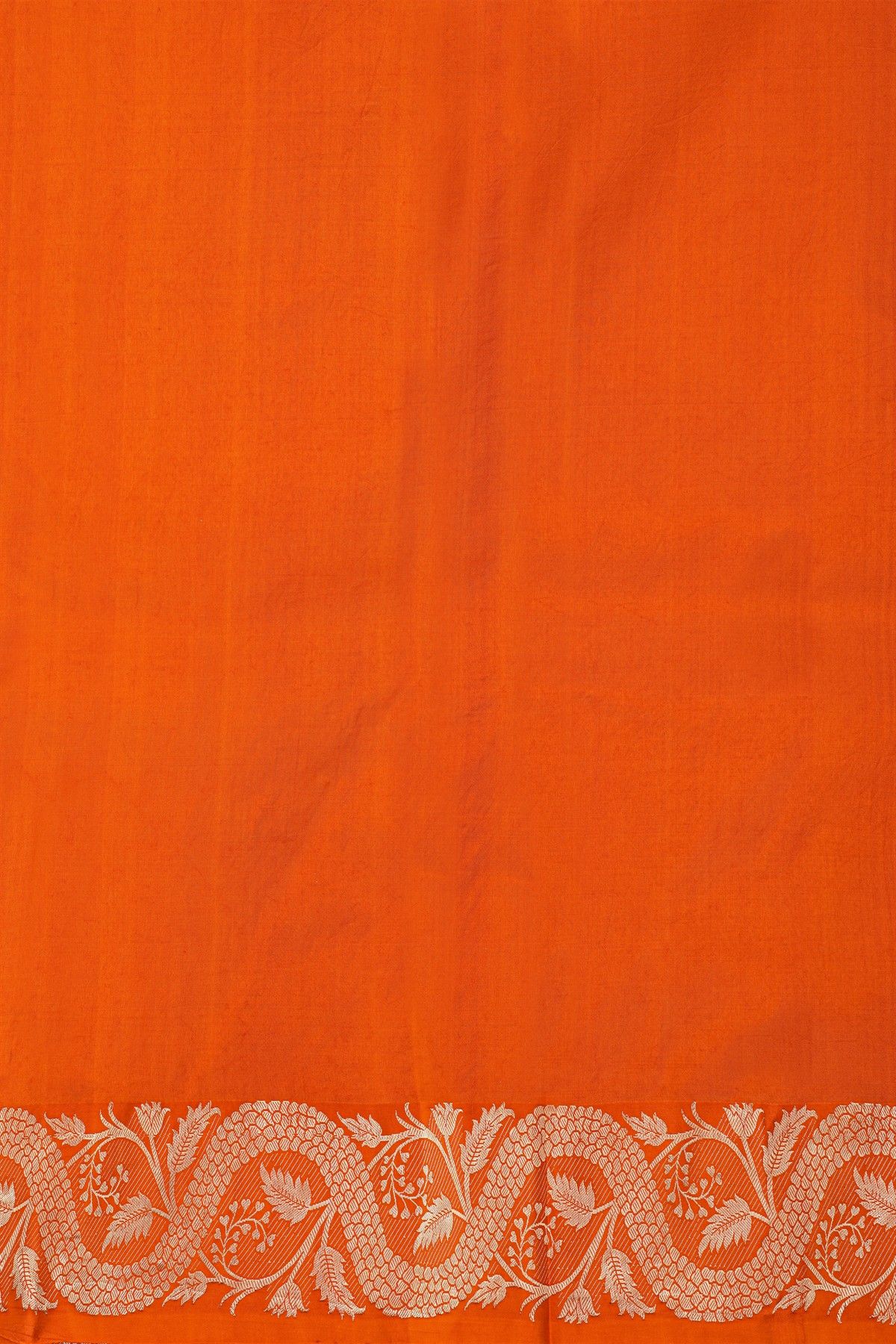 Fancy Silk Orange Saree