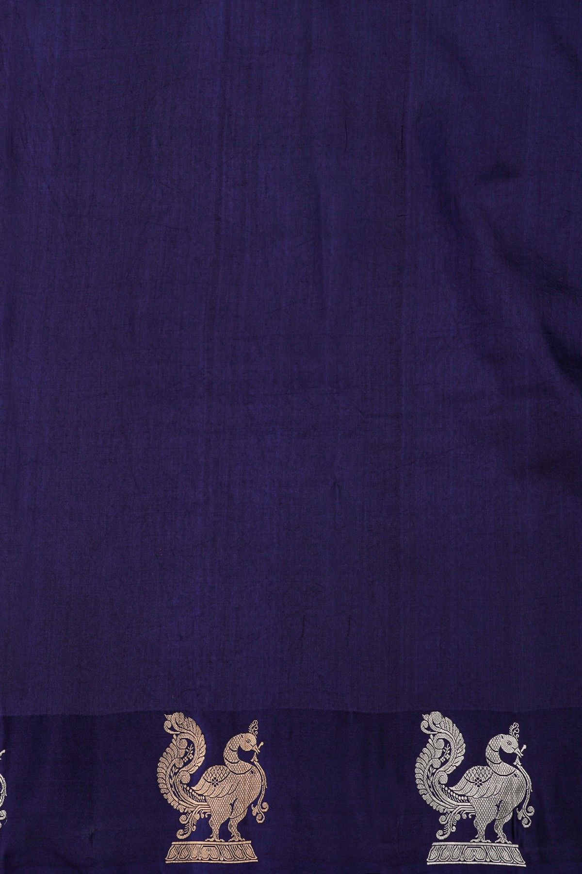 Matka Silk Navy Blue Saree