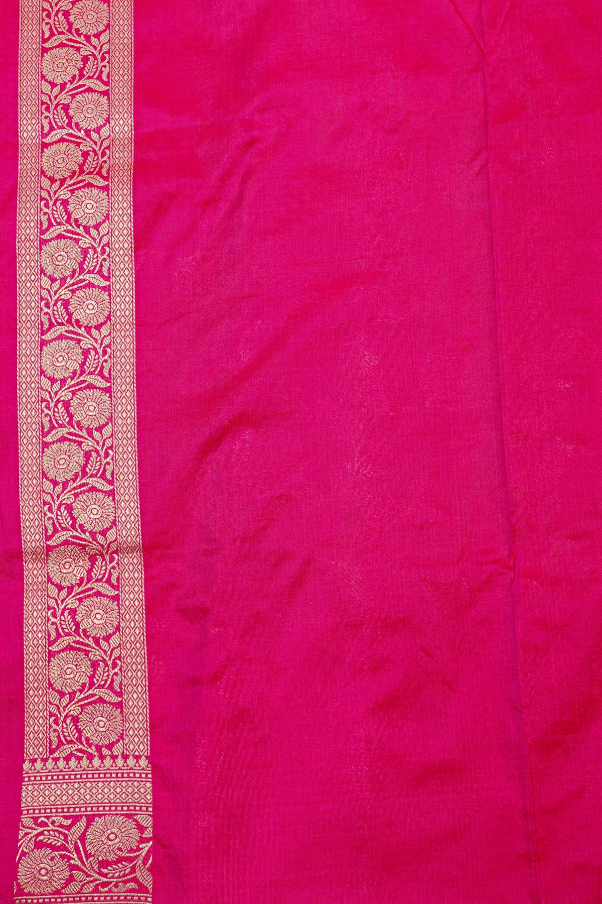 Banarasi Silk Rani Pink Saree