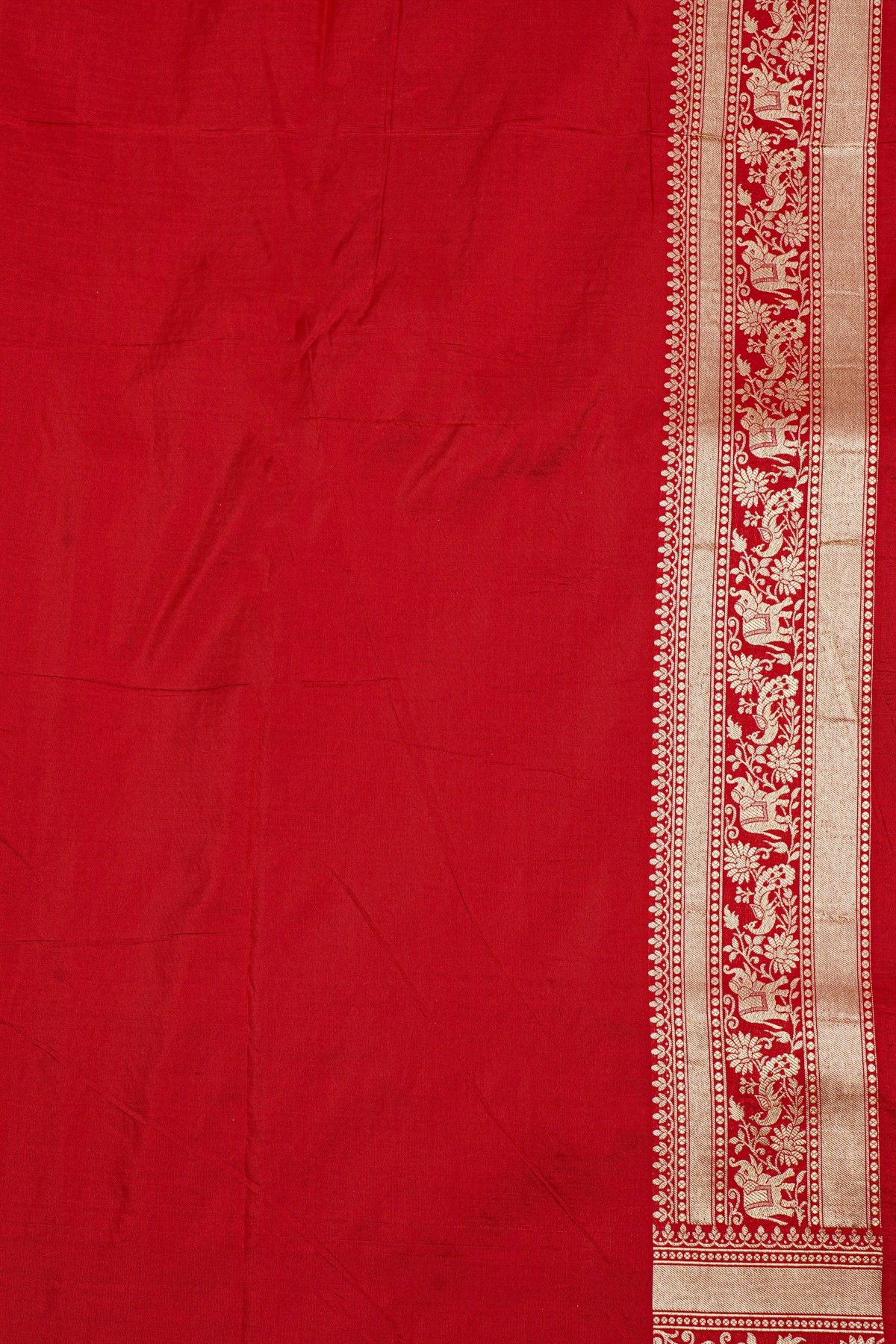 Banarasi Silk Red Saree