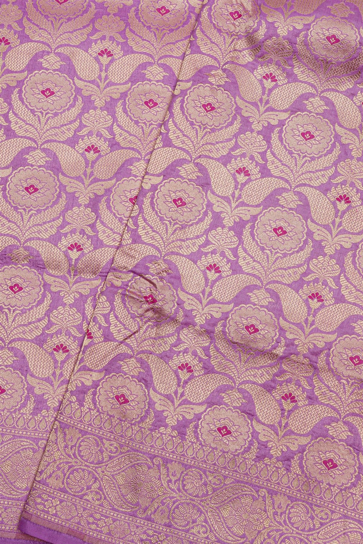 Banarasi Silk Lavender Saree