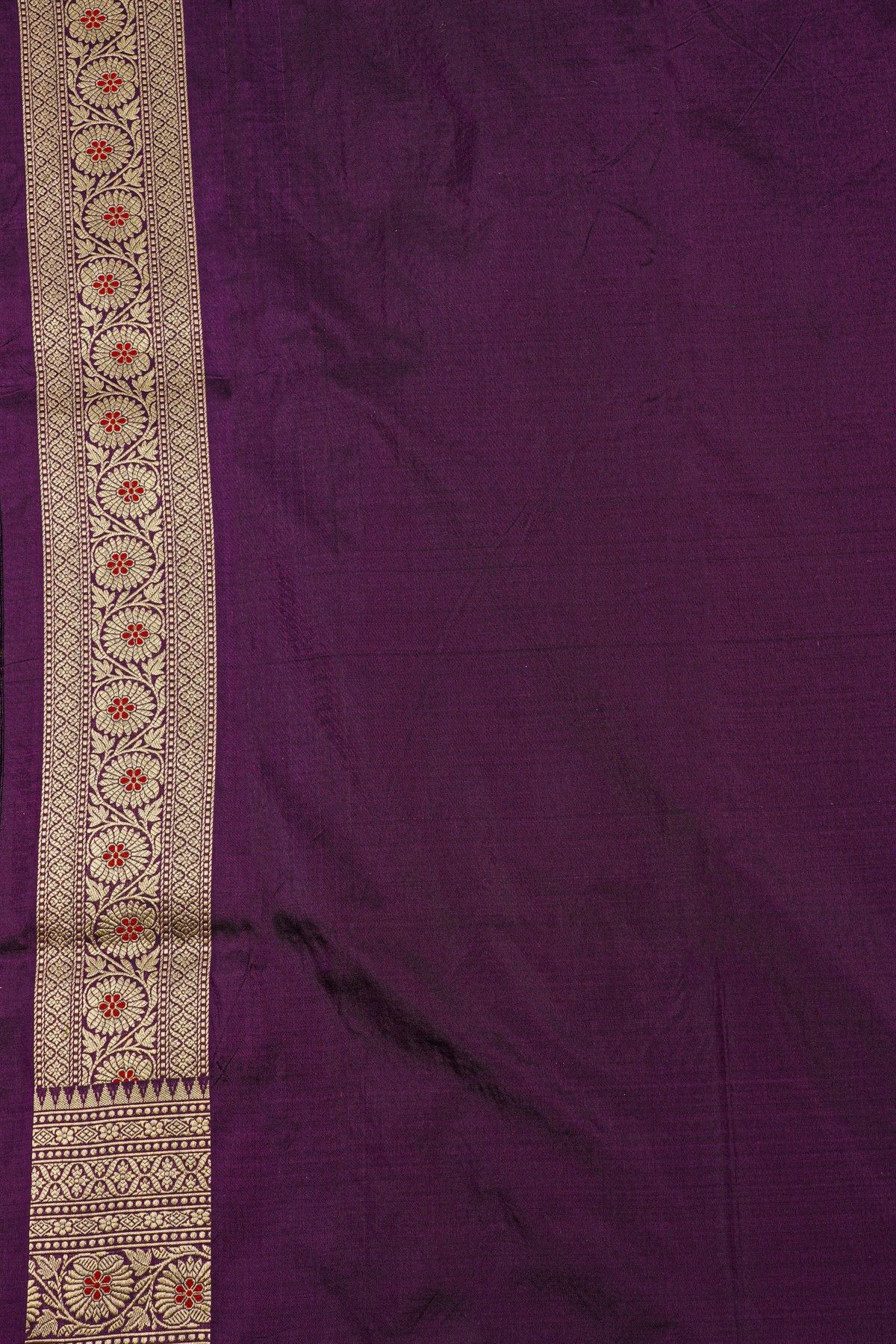 Banarasi Silk Purple Saree