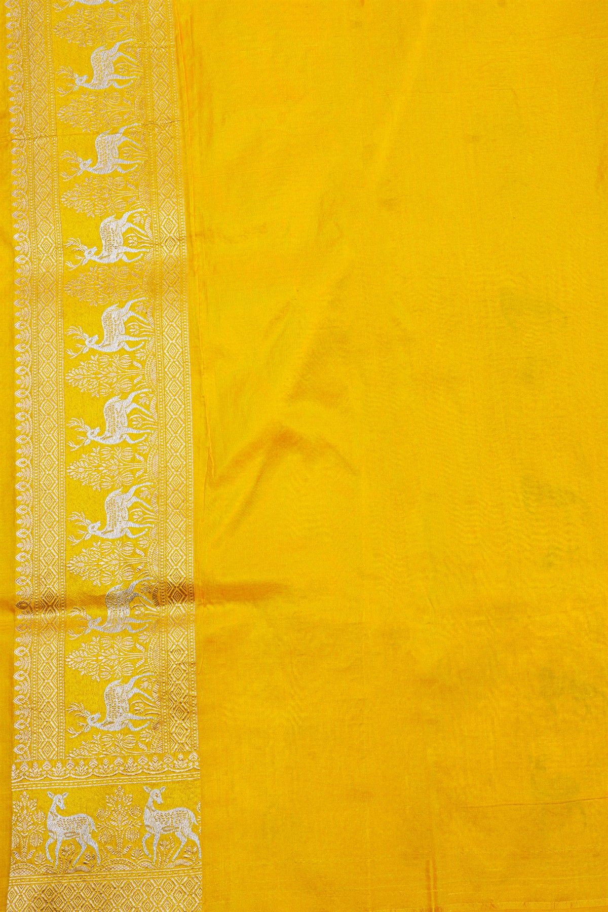 Banarasi Silk Yellow Saree