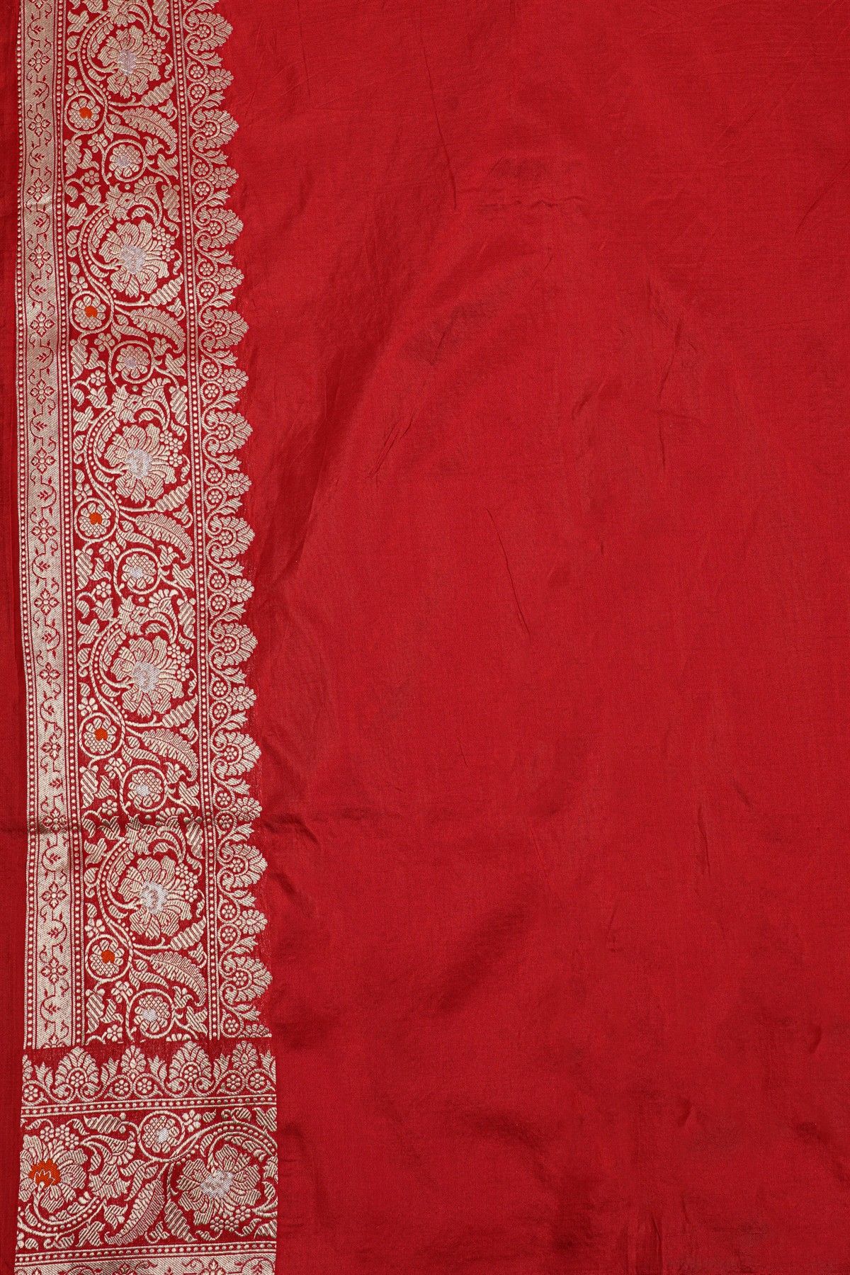 Banarasi Silk Red Saree
