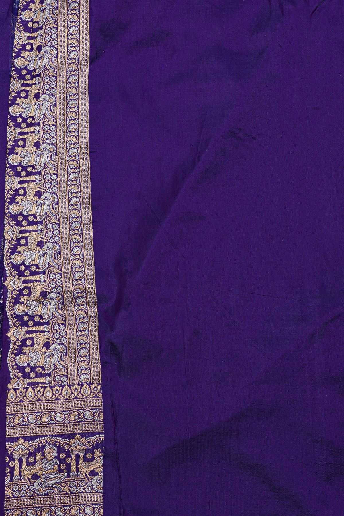 Banarasi Silk Navy Blue Saree