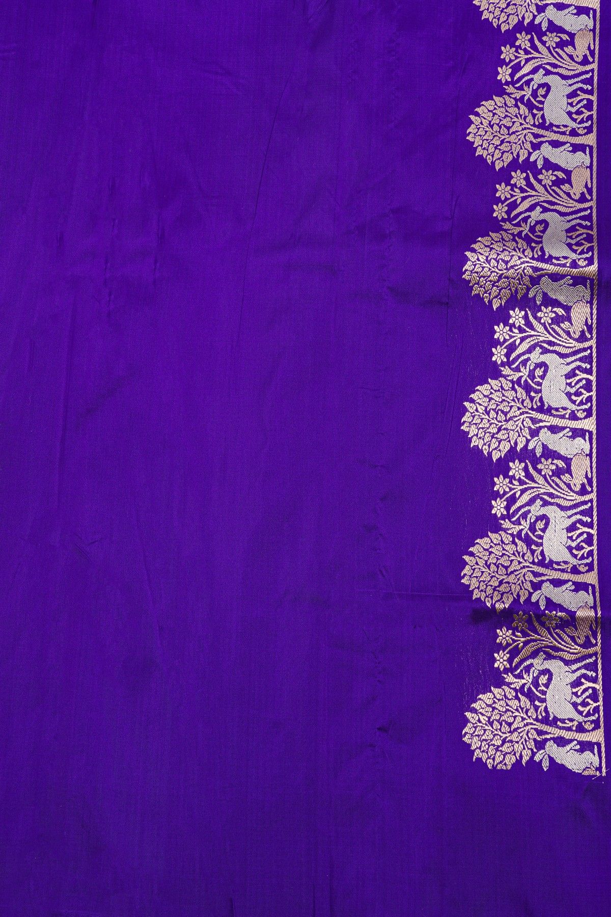 Banarasi Silk Royal Blue Saree
