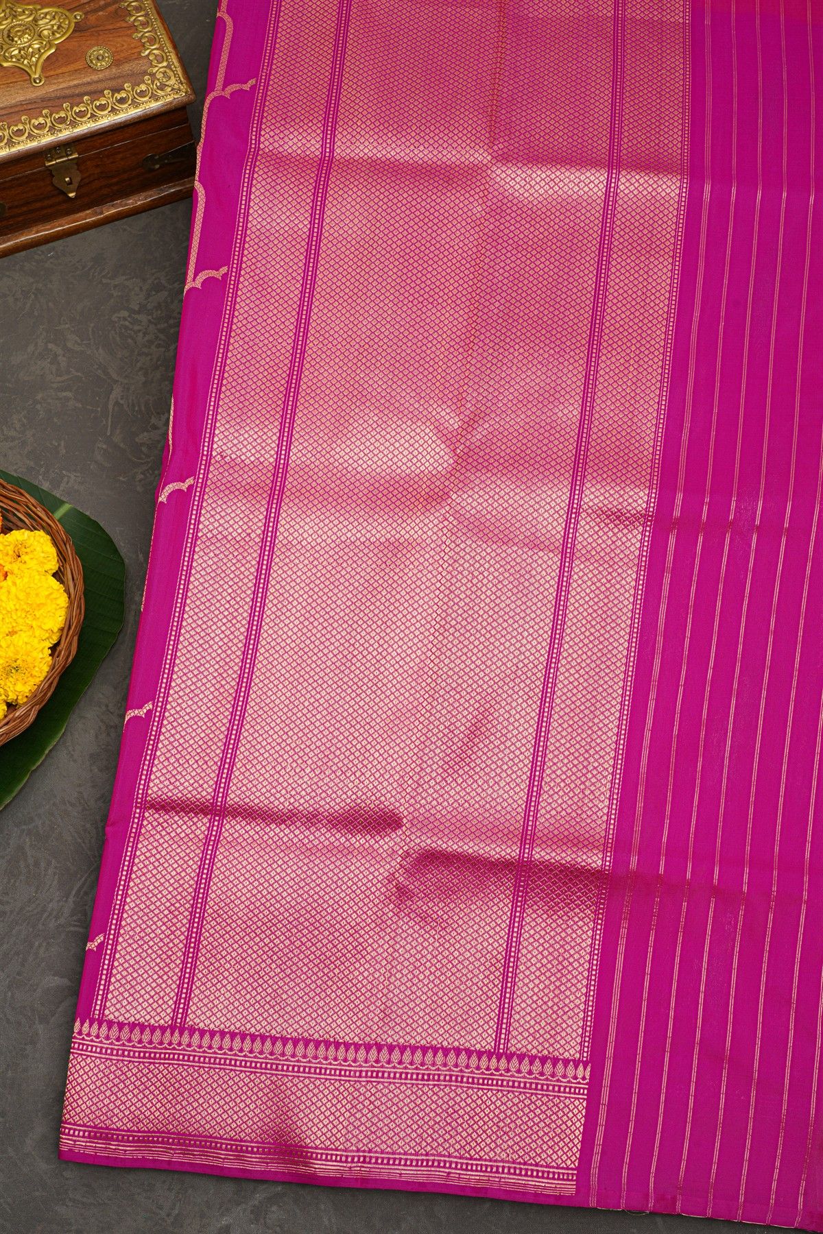 Banarasi Silk Pink Saree