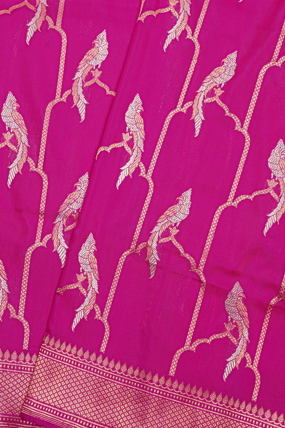 Banarasi Silk Pink Saree