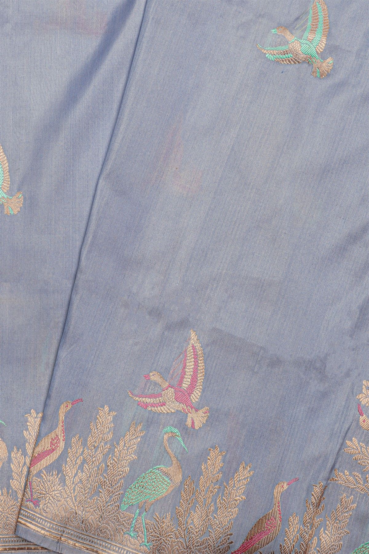 Banarasi Silk Grey Saree
