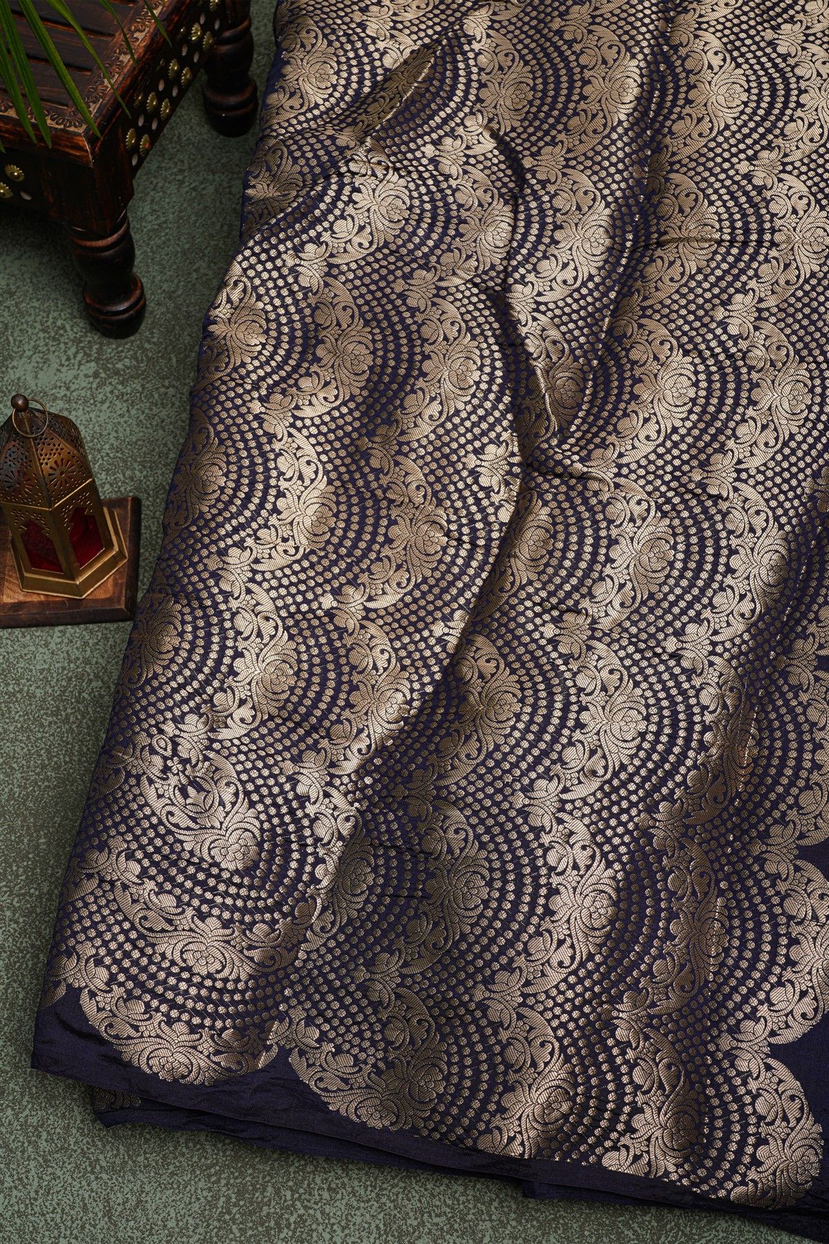 Bandhani Silk  Wine Saree